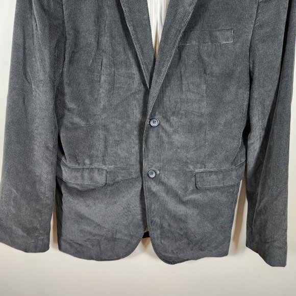 Banana Republic Blazer Mens 42R Dark Brown Corduroy Cotton Sports Coat Jacket - Picture 3 of 11
